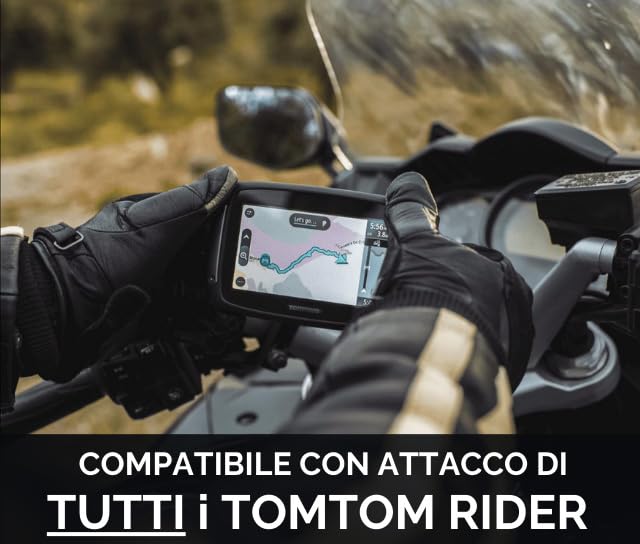 Supporto Sostegno Attacco per TOMTOM RIDER 410/450/550 Staffa Manubrio