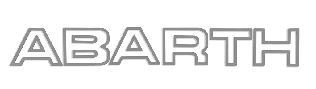 Scritta Decorativa per Griglia Anteriore per Abarth 500/595 e Fiat Punto