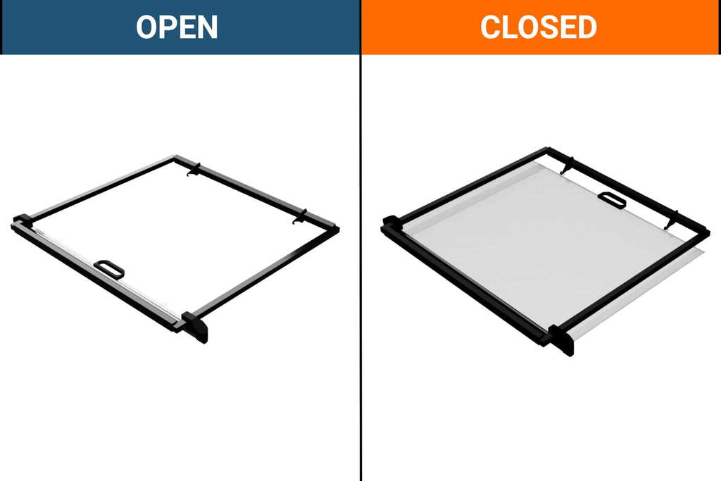 RICREO Tendina Oscurante Retraibile per Tetto Panoramico, Compatibile con Citroën AMI, Fiat Topolino e Opel Rocks, Parasole Auto UV 90x60 cm, Kit Completo