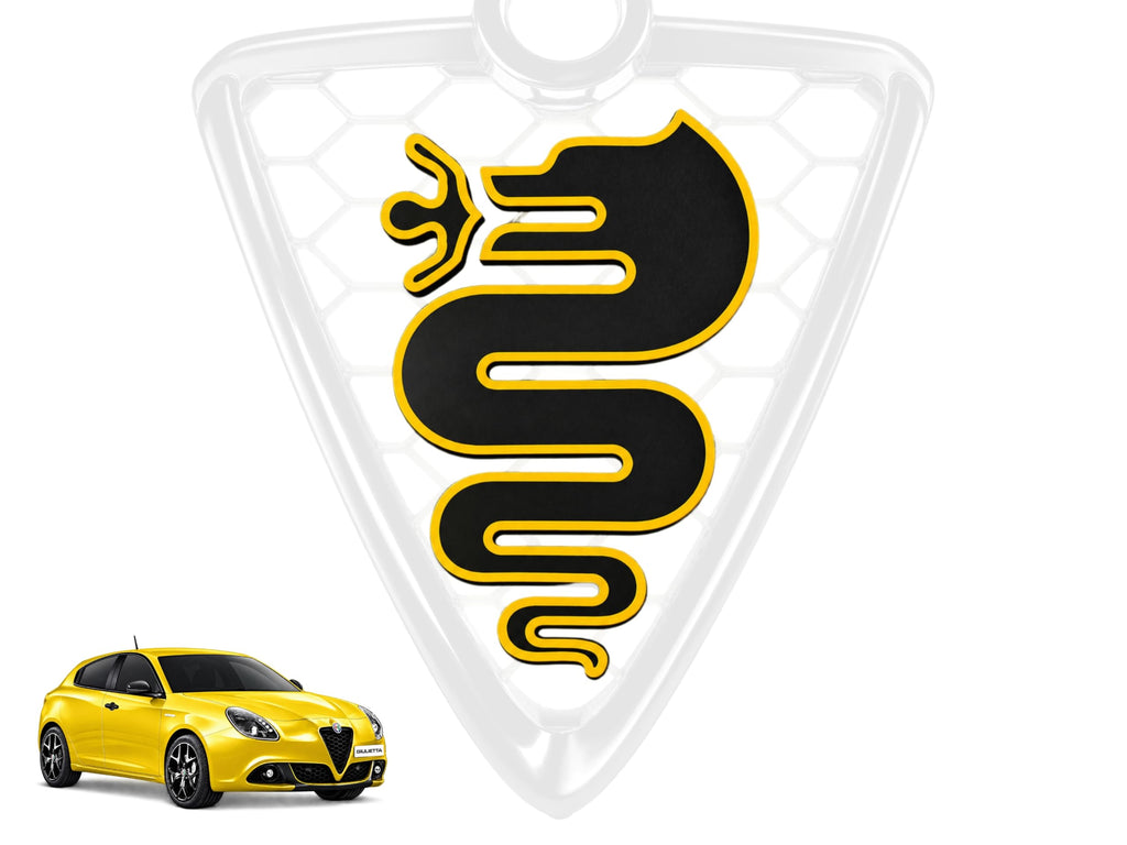 Logo per Griglia Anteriore, Alfa Romeo Giulietta 2016, Design Serpente
