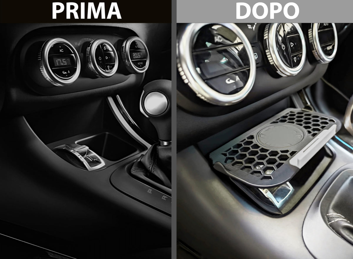 Supporto per cellulare per Alfa Romeo Giulietta sopra DNA