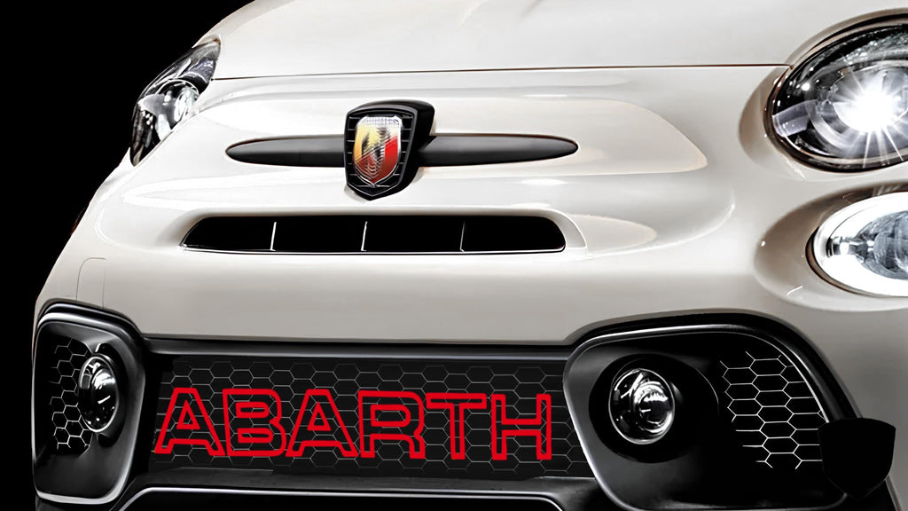 Scritta Decorativa per Griglia Anteriore per Abarth 500/595 e Fiat Punto
