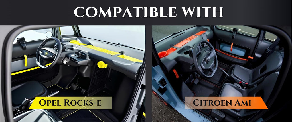 Tappi Paraspifferi Portiera Invernali Premium per Citroen AMI & Rocks - Set 2 Pezzi