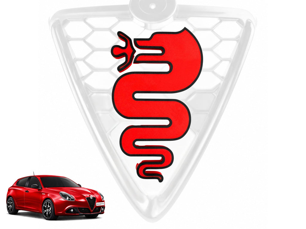 Logo per Griglia Anteriore, Alfa Romeo Giulietta 2016, Design Serpente