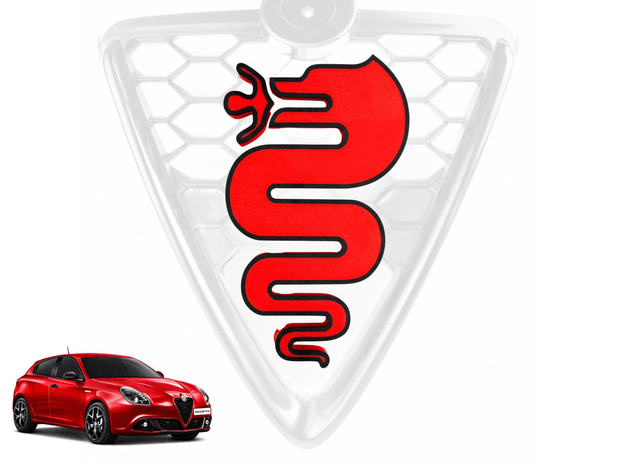 Logo per Griglia Anteriore, Alfa Romeo Giulietta 2016, Design Serpente