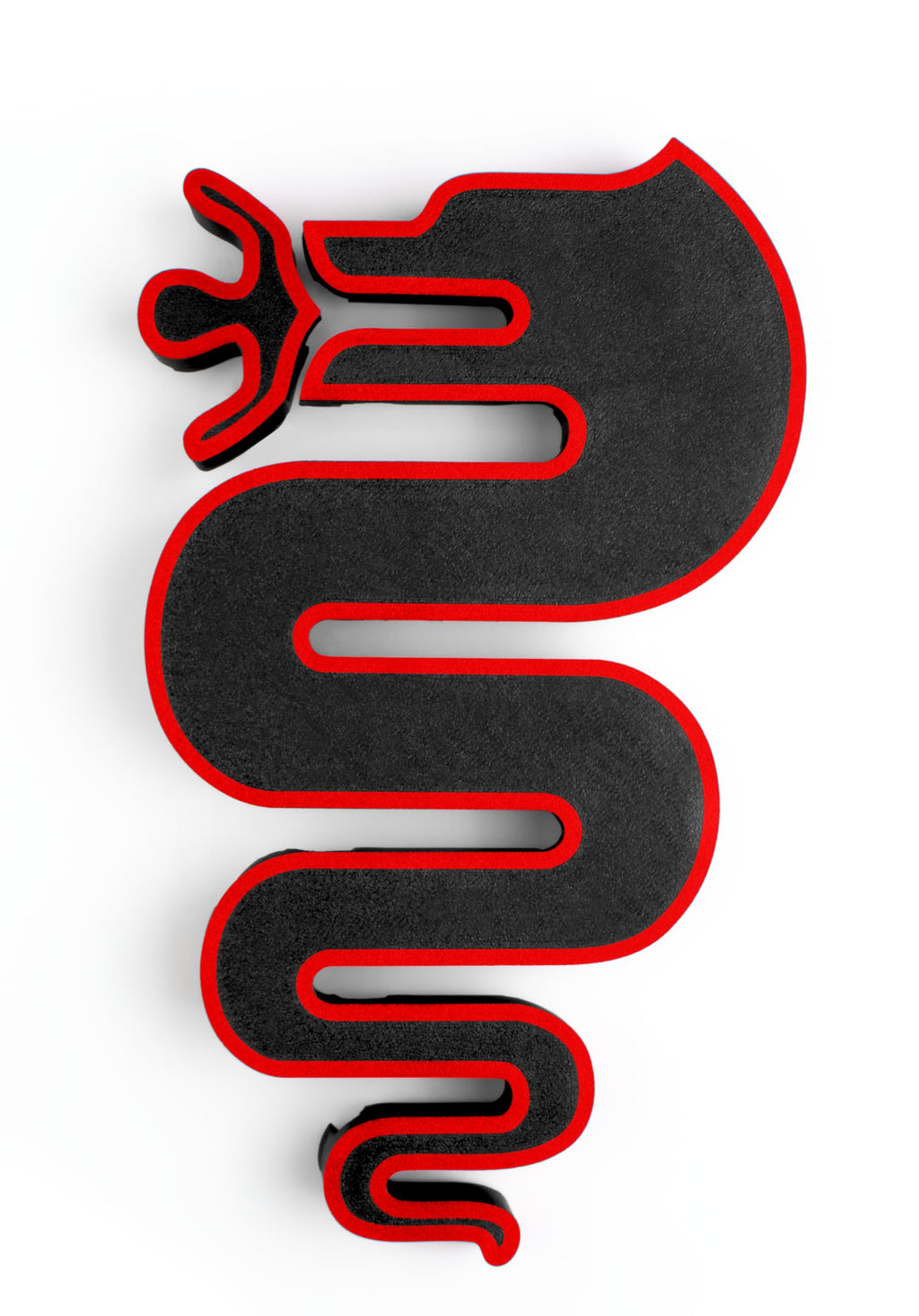 Logo per Griglia Alfa Romeo MITO, Design Serpente Biscione Esterno 2016+