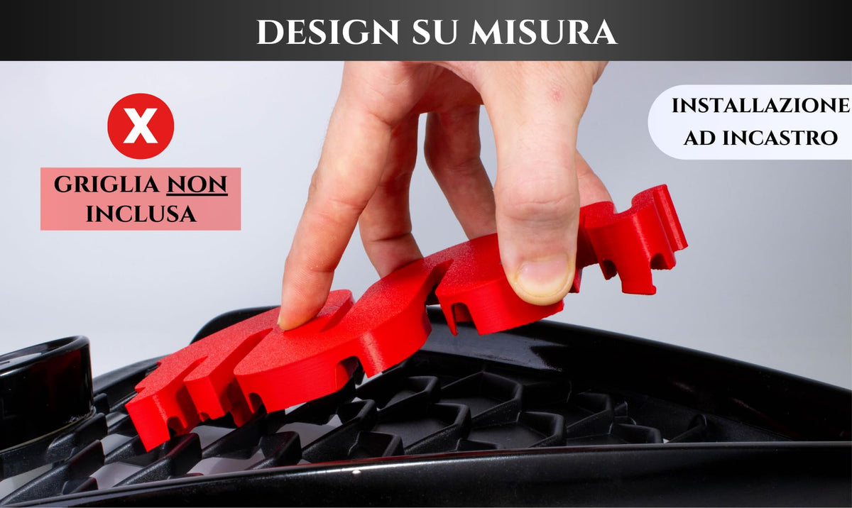Logo per Griglia Alfa Romeo MITO 2016+, Serpente Biscione Esterno