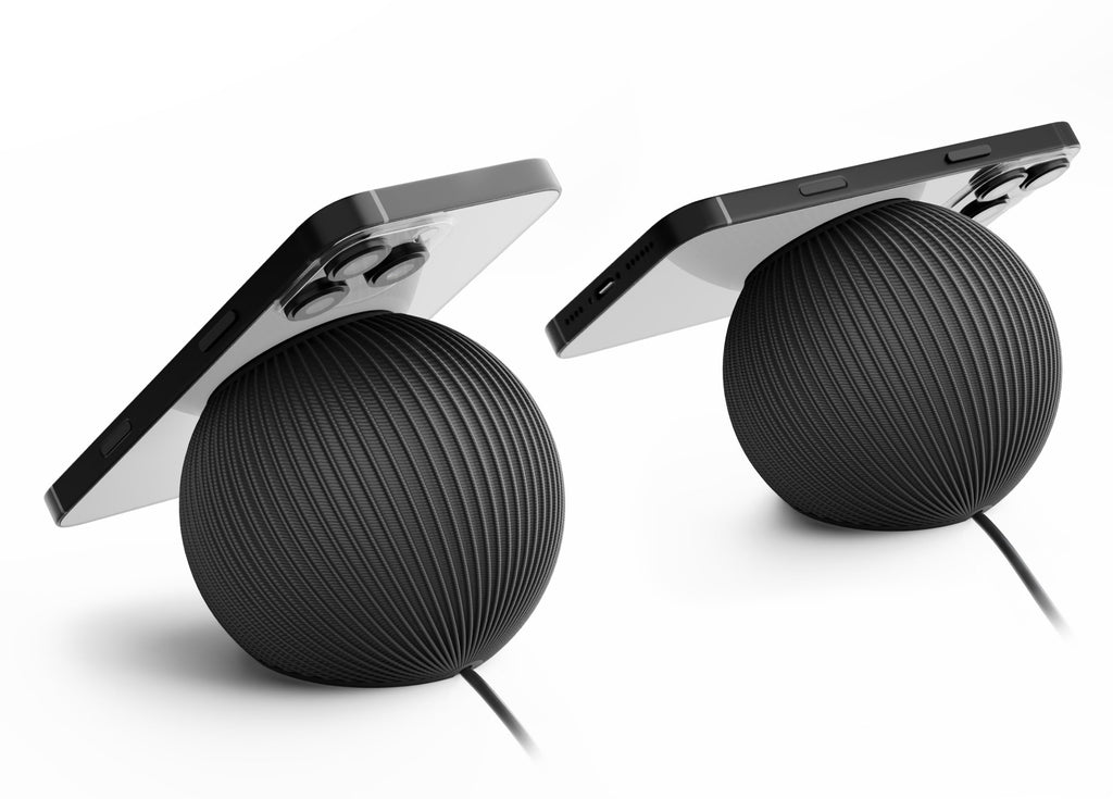Caricatore Wireless Magnetico 15W per MagSafe, Design a Sfera Premium