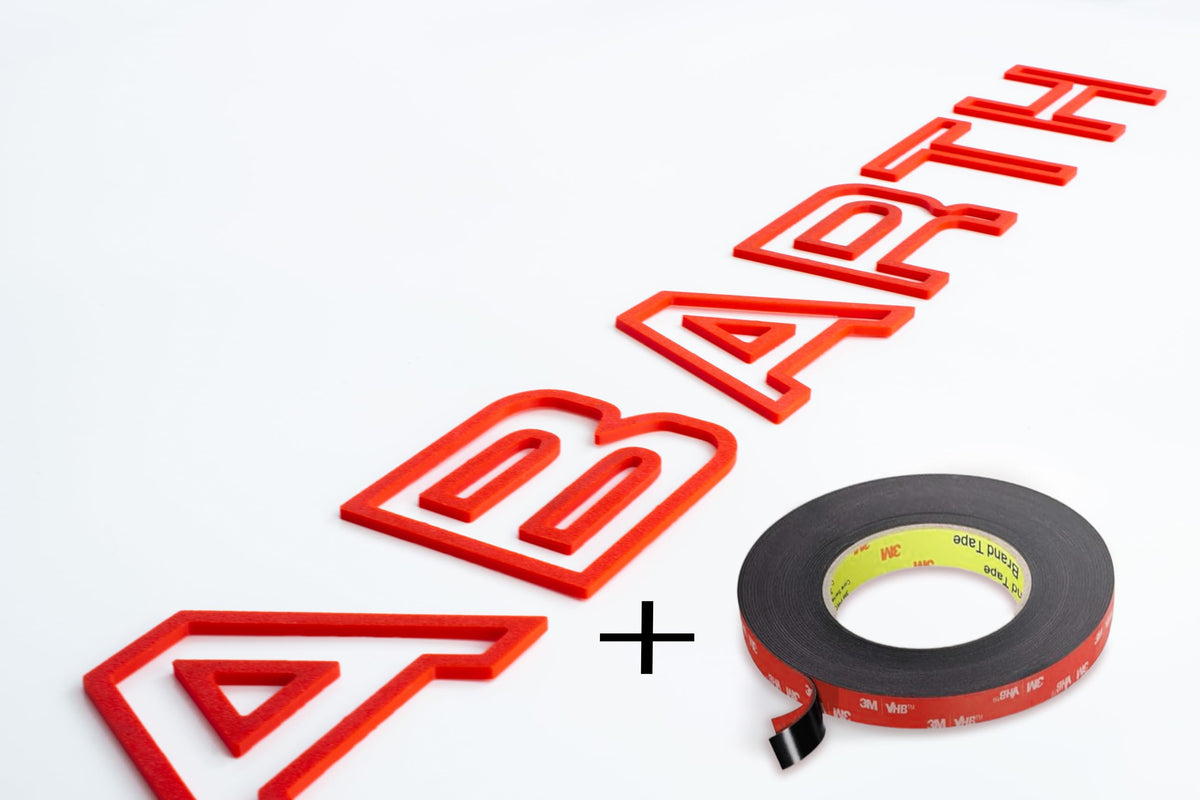 Scritta Decorativa per Griglia anteriore per Abarth 500, Punto Evo e 595