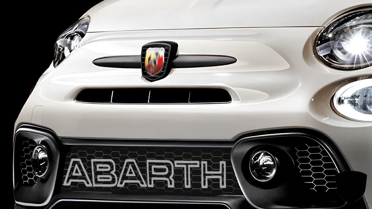 Scritta Decorativa per Griglia Anteriore per Abarth 500/595 e Fiat Punto