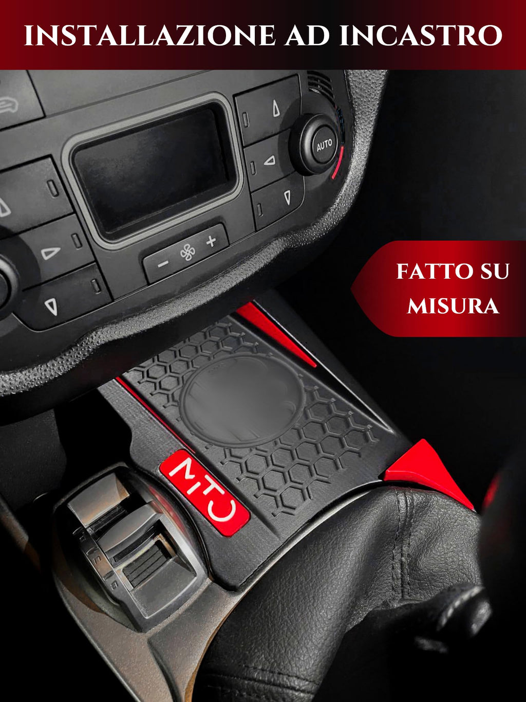 Supporto per cellulare per Alfa Romeo MiTo, con scomparto segreto