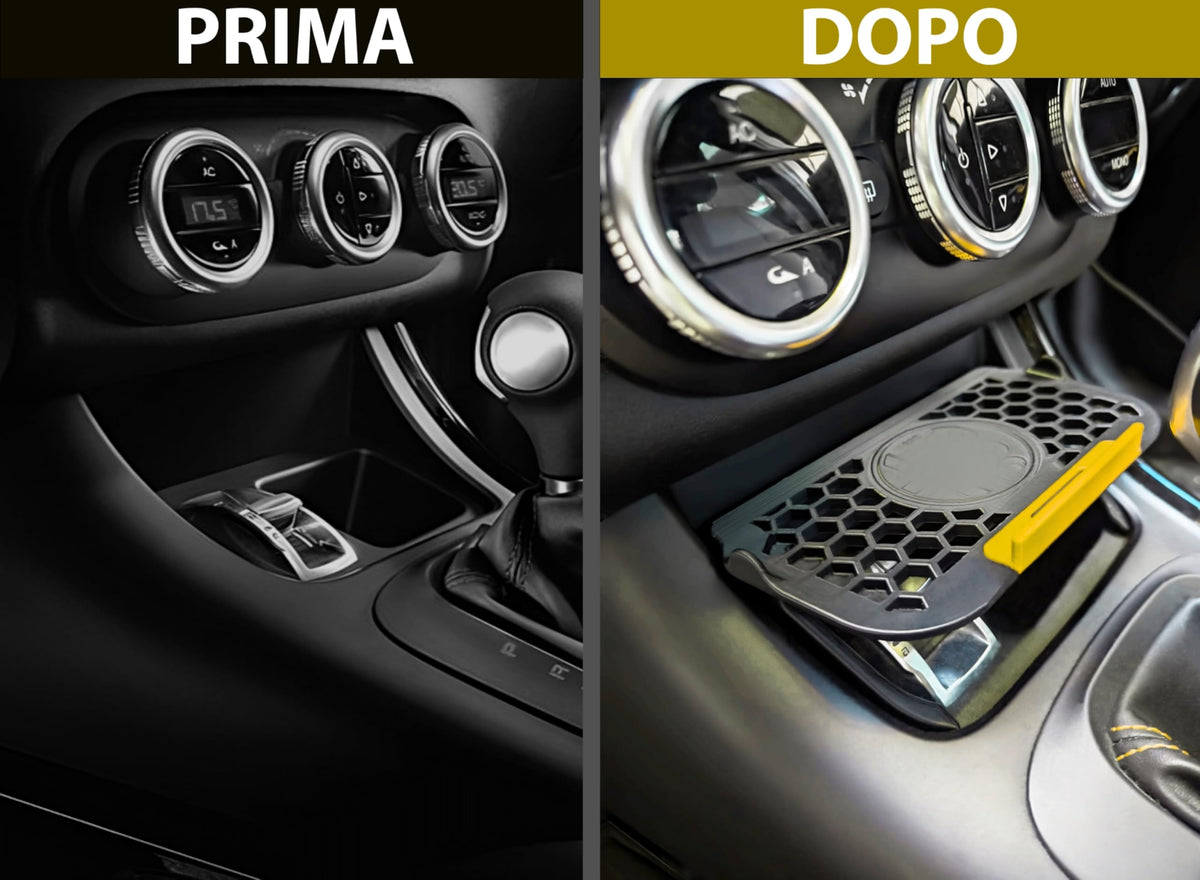 Supporto per cellulare per Alfa Romeo Giulietta sopra DNA