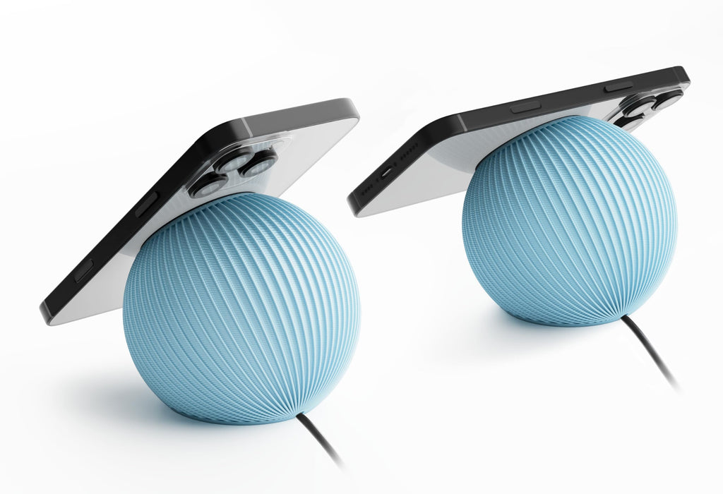 Caricatore Wireless Magnetico 15W per MagSafe, Design a Sfera Premium