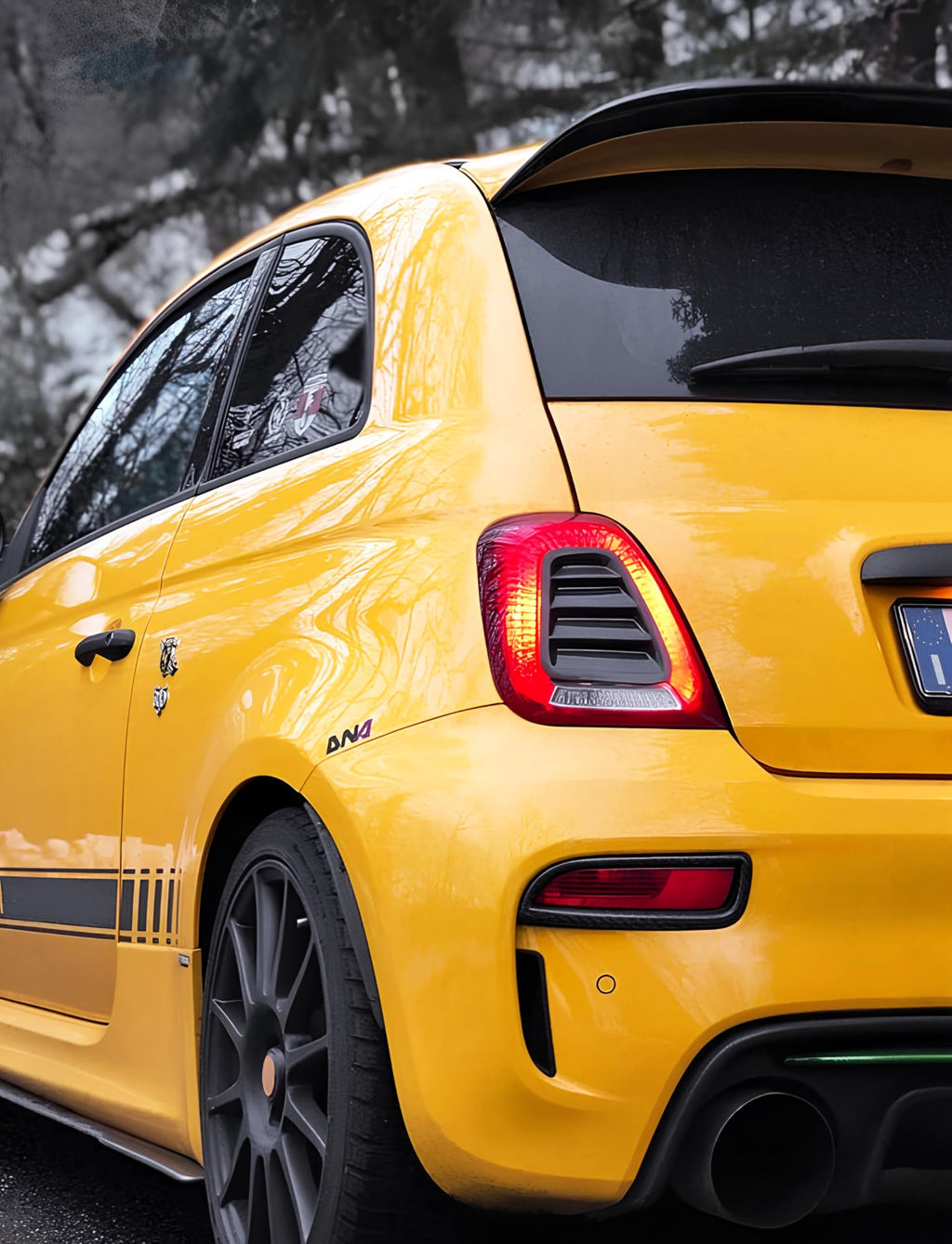 Copertura Fanale Posteriore per Abarth 500/595/695 Competizione