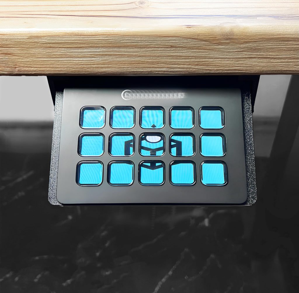 Supporto sottoscrivania regolabile per Stream Deck MK1/MK2, salvaspazio