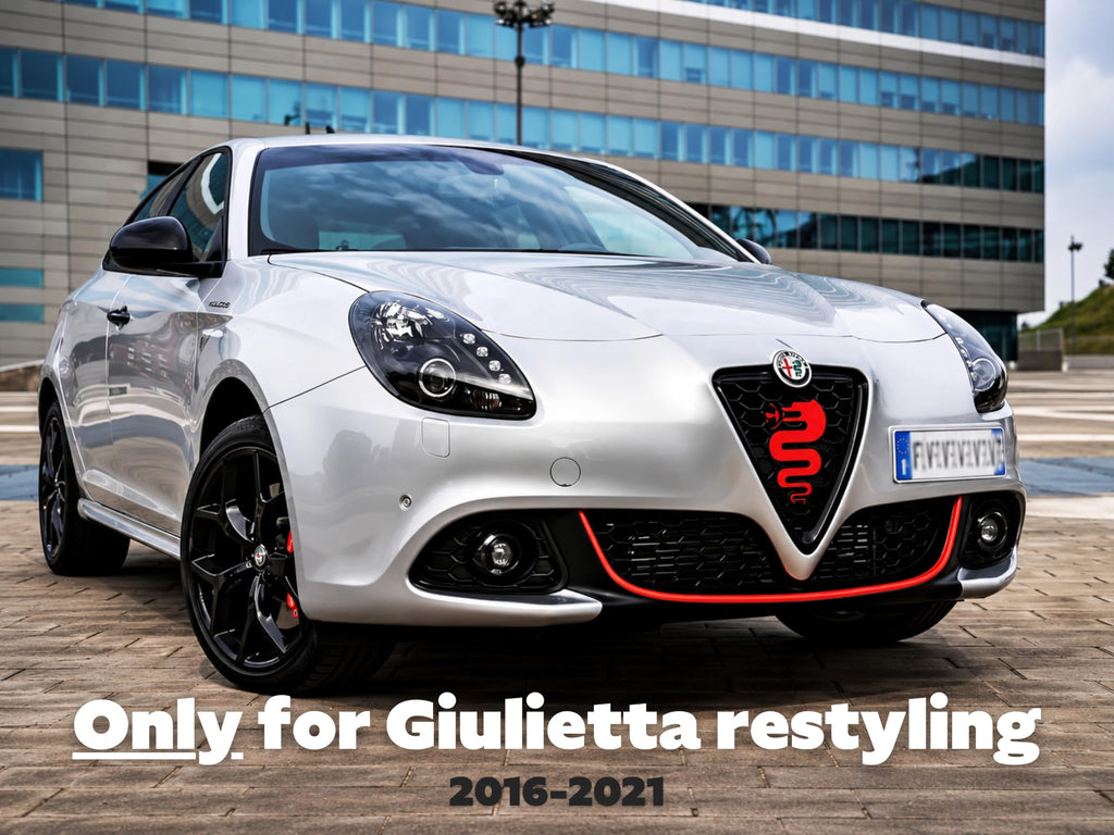 Logo per Griglia Anteriore, Alfa Romeo Giulietta 2016, Design Serpente