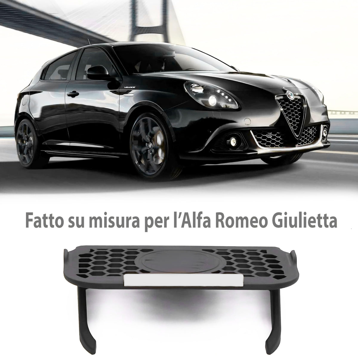 Supporto per cellulare per Alfa Romeo Giulietta sopra DNA