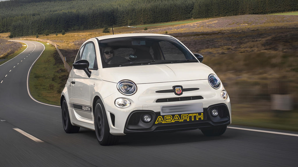 Scritta Decorativa per Griglia Anteriore per Abarth 500/595 e Fiat Punto