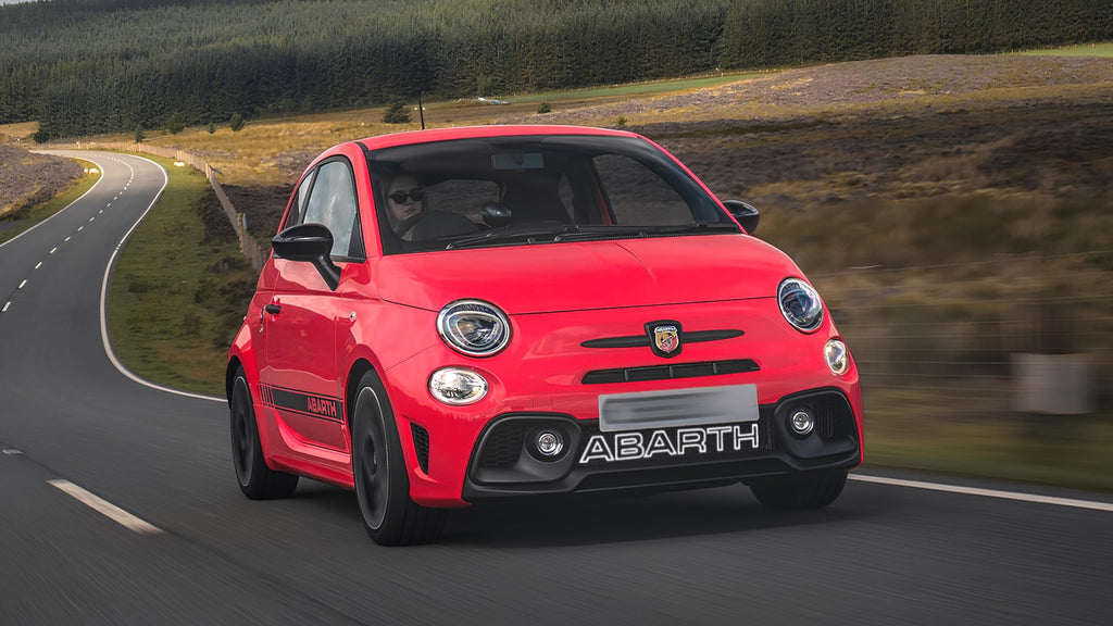 Scritta Decorativa per Griglia anteriore per Abarth 500, Punto Evo e 595