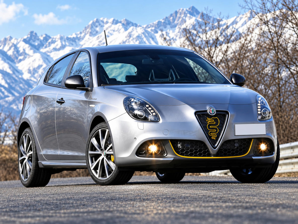 Logo per Griglia Anteriore, Alfa Romeo Giulietta 2016, Design Serpente