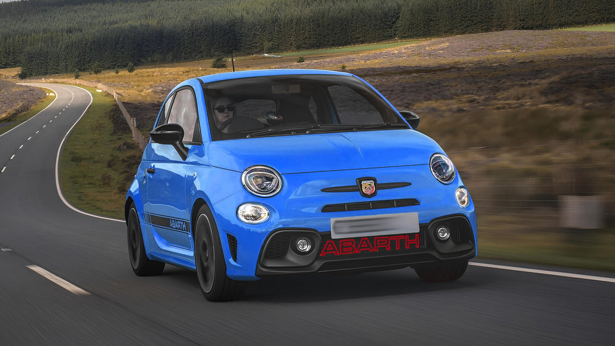 Scritta Decorativa per Griglia Anteriore per Abarth 500/595 e Fiat Punto