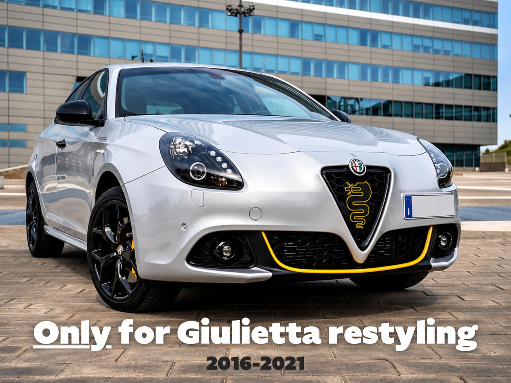 Logo per Griglia Anteriore, Alfa Romeo Giulietta 2016, Design Serpente
