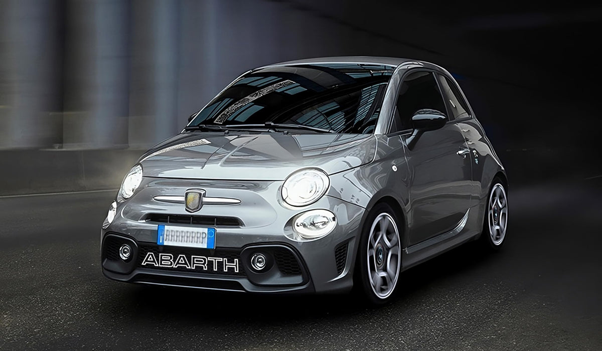 Scritta Decorativa per Griglia anteriore per Abarth 500, Punto Evo e 595